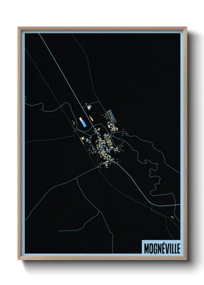 Une affiche de carte sur Mognéville