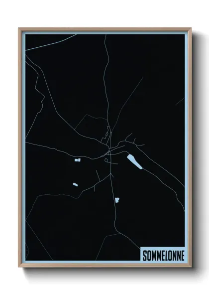 Une affiche de carte sur Sommelonne