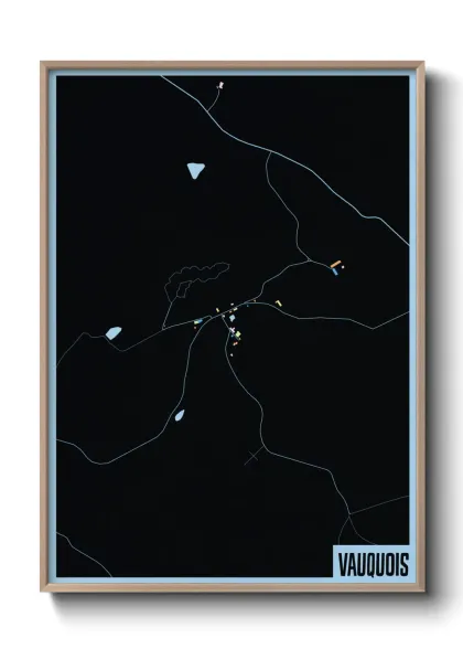 Une affiche de carte sur Vauquois