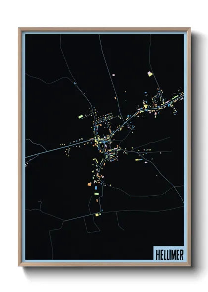 Une affiche de carte sur Hellimer