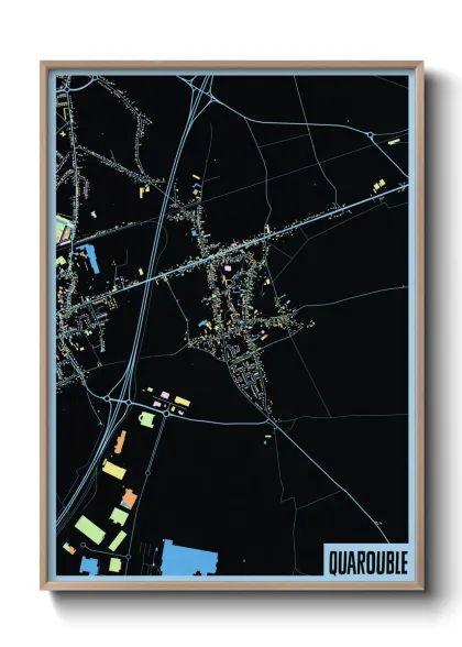 Une affiche de carte sur Quarouble