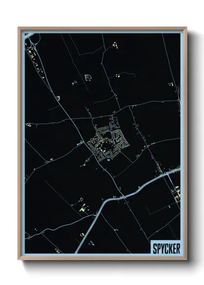 Une affiche de carte sur Spycker