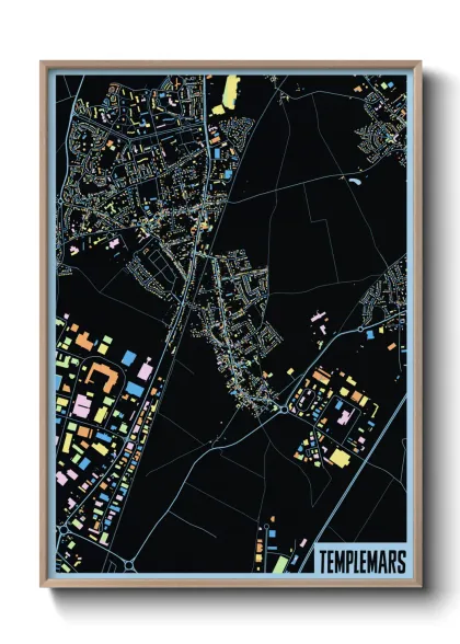 Une affiche de carte sur Templemars