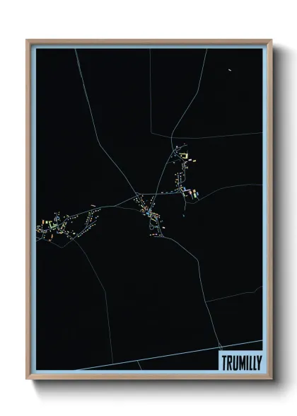 Une affiche de carte sur Trumilly