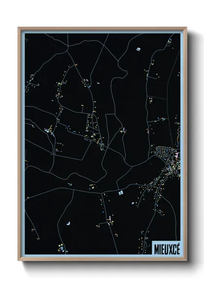 Une affiche de carte sur Mieuxcé