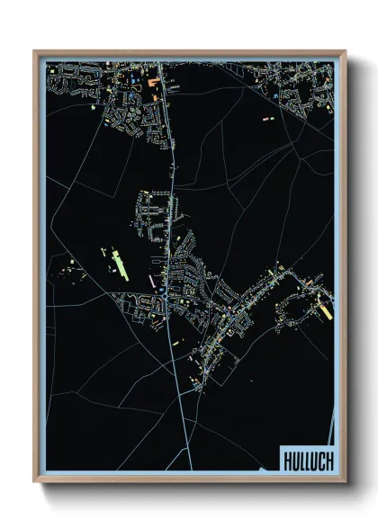 Une affiche de carte sur Hulluch