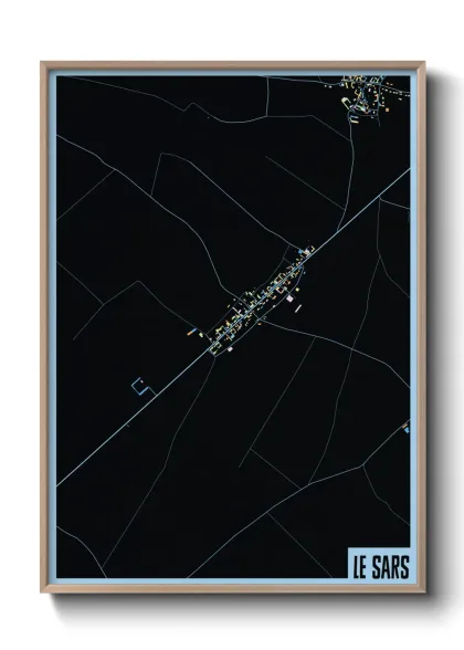 Une affiche de carte sur Le Sars