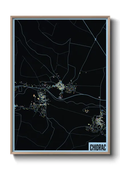 Une affiche de carte sur Chidrac