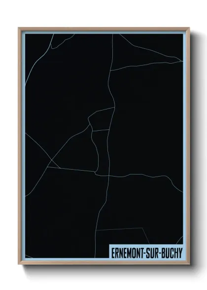 Une affiche de carte sur Ernemont-sur-Buchy