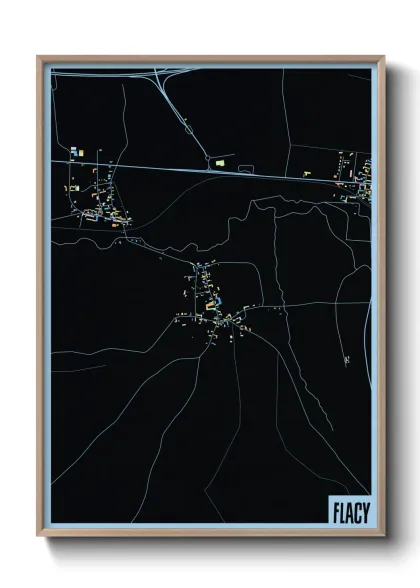 Une affiche de carte sur Flacy