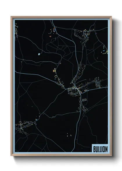 Une affiche de carte sur Bullion