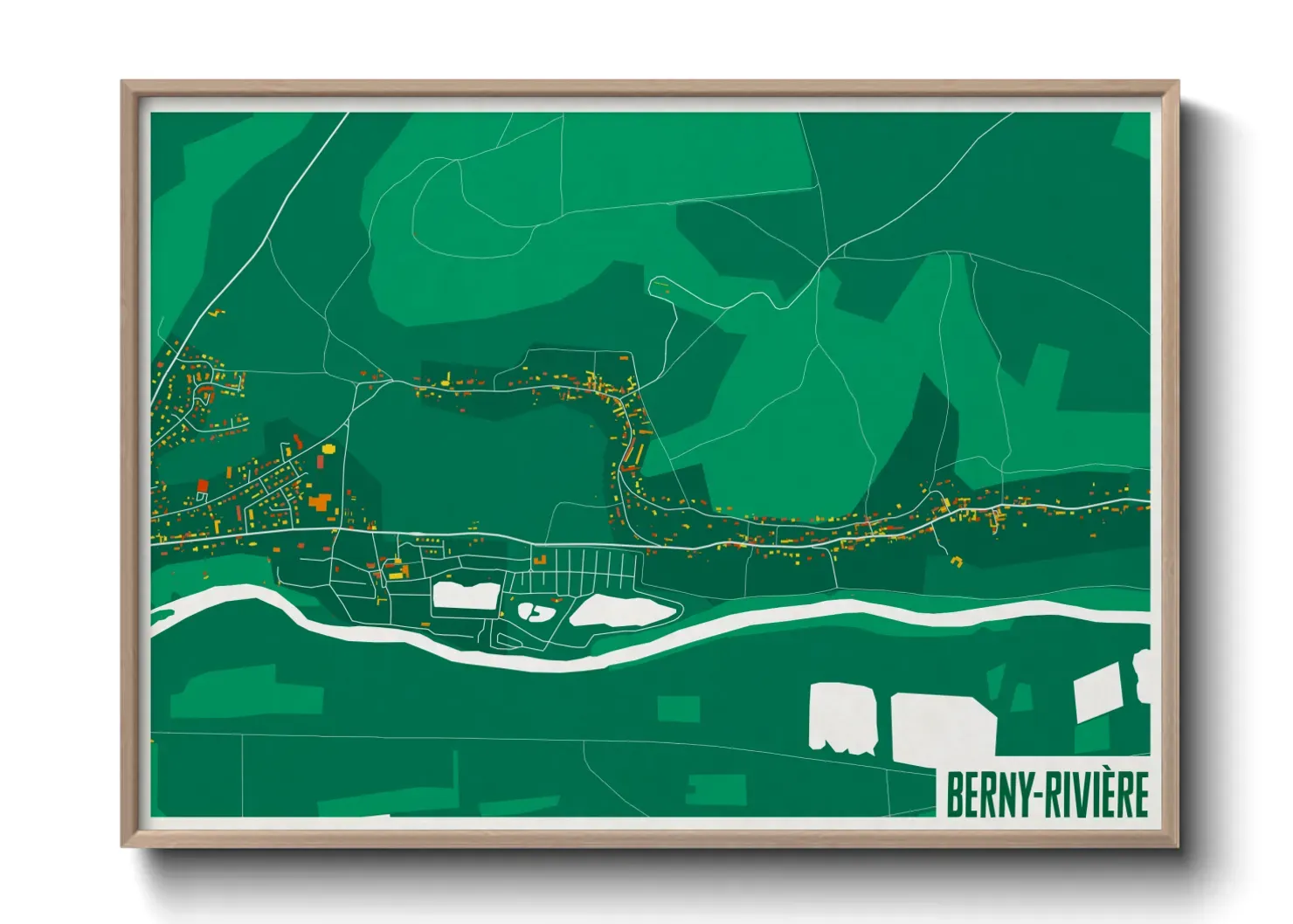 Un poster carteBerny-Rivière