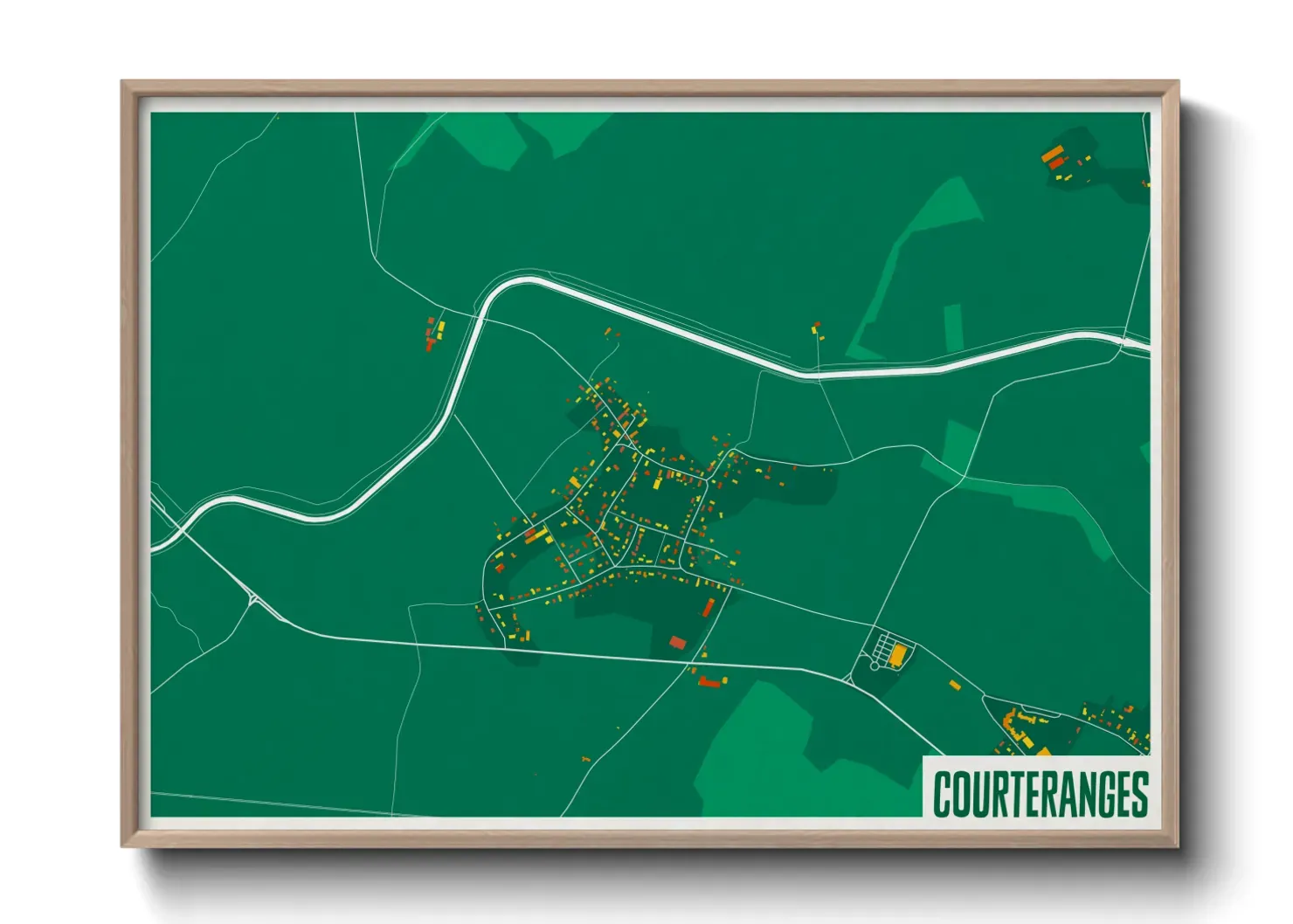 Un poster carteCourteranges