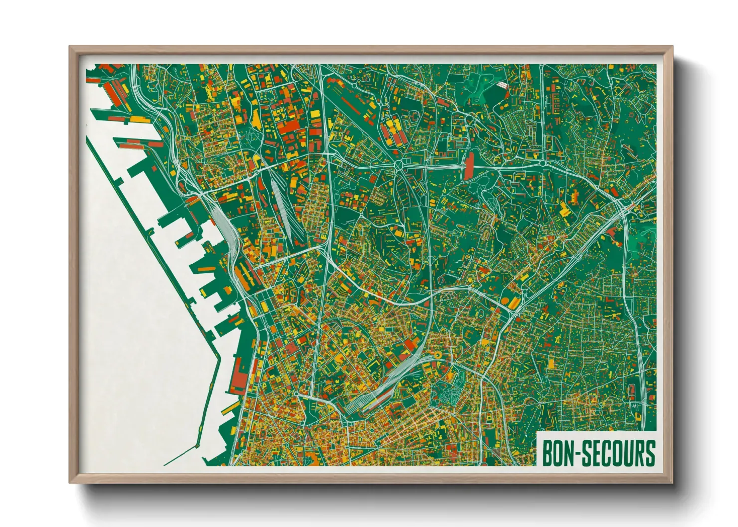 Un poster carteBon-Secours