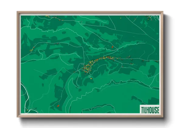 Une affiche de carte sur Tilhouse