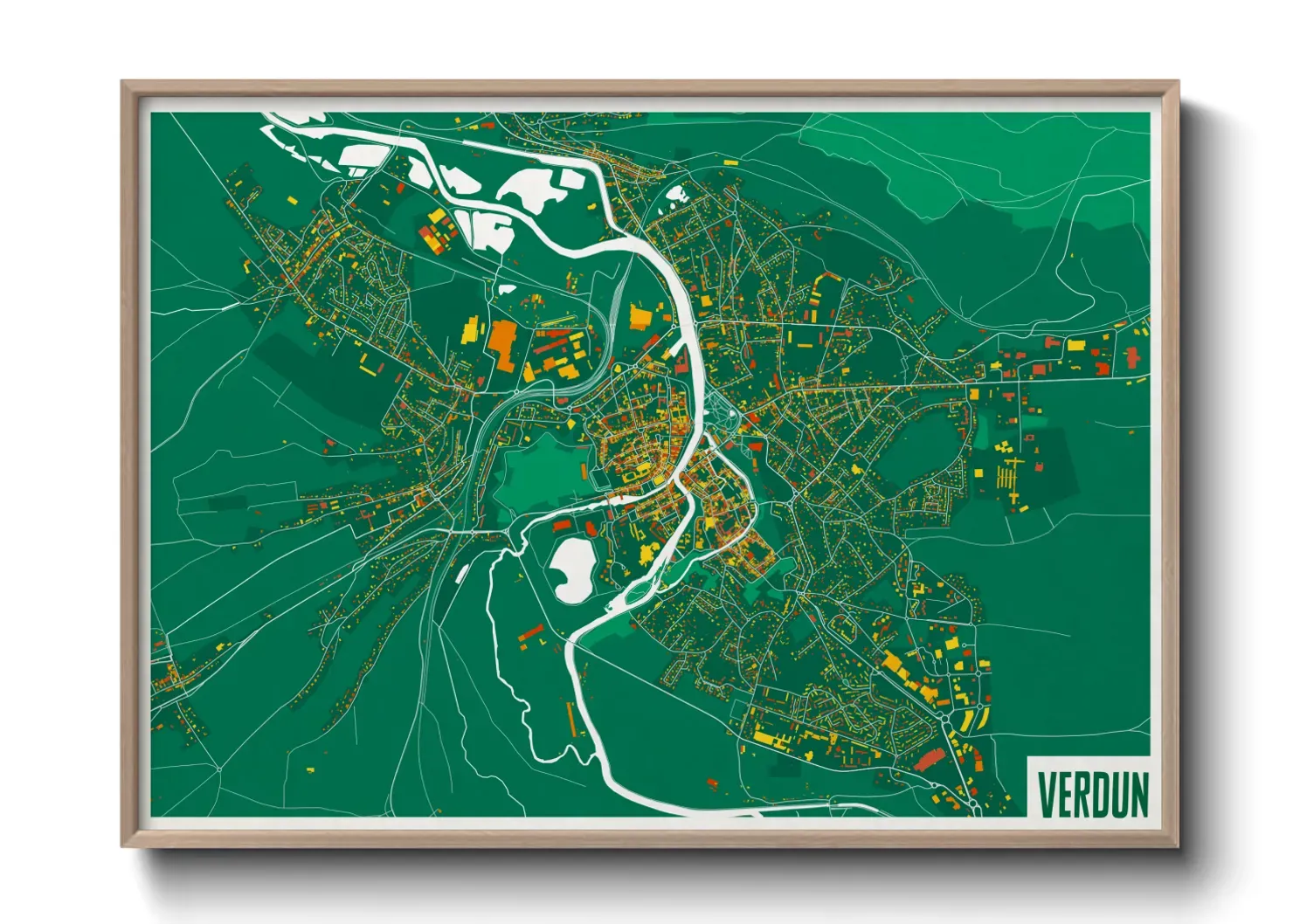 Un poster carteVerdun