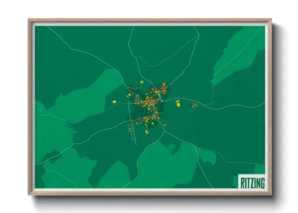 Une affiche de carte sur Ritzing