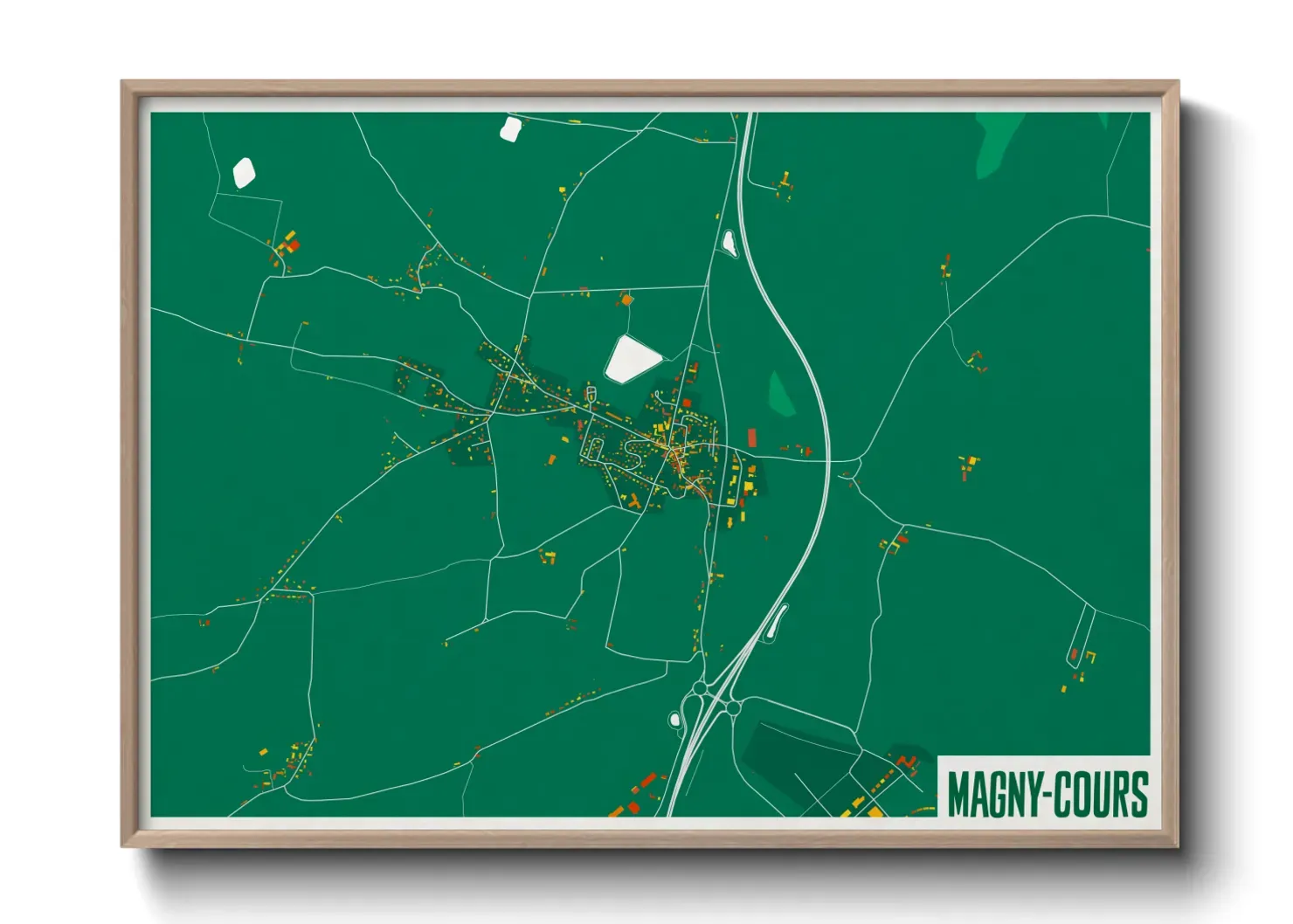 Un poster carteMagny-Cours