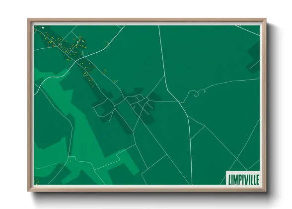 Une affiche de carte sur Limpiville