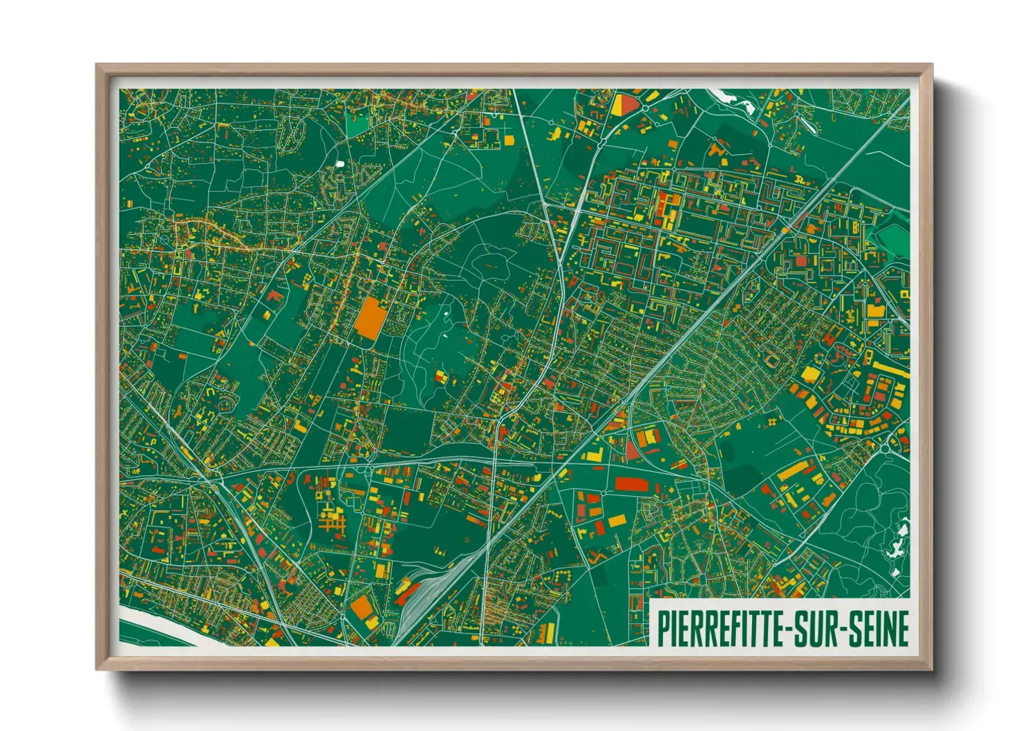 Un poster cartePierrefitte-sur-Seine