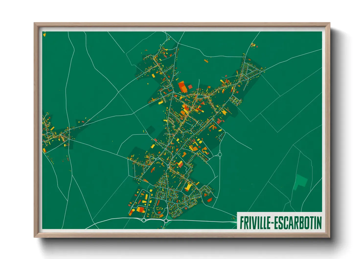 Un poster carteFriville-Escarbotin