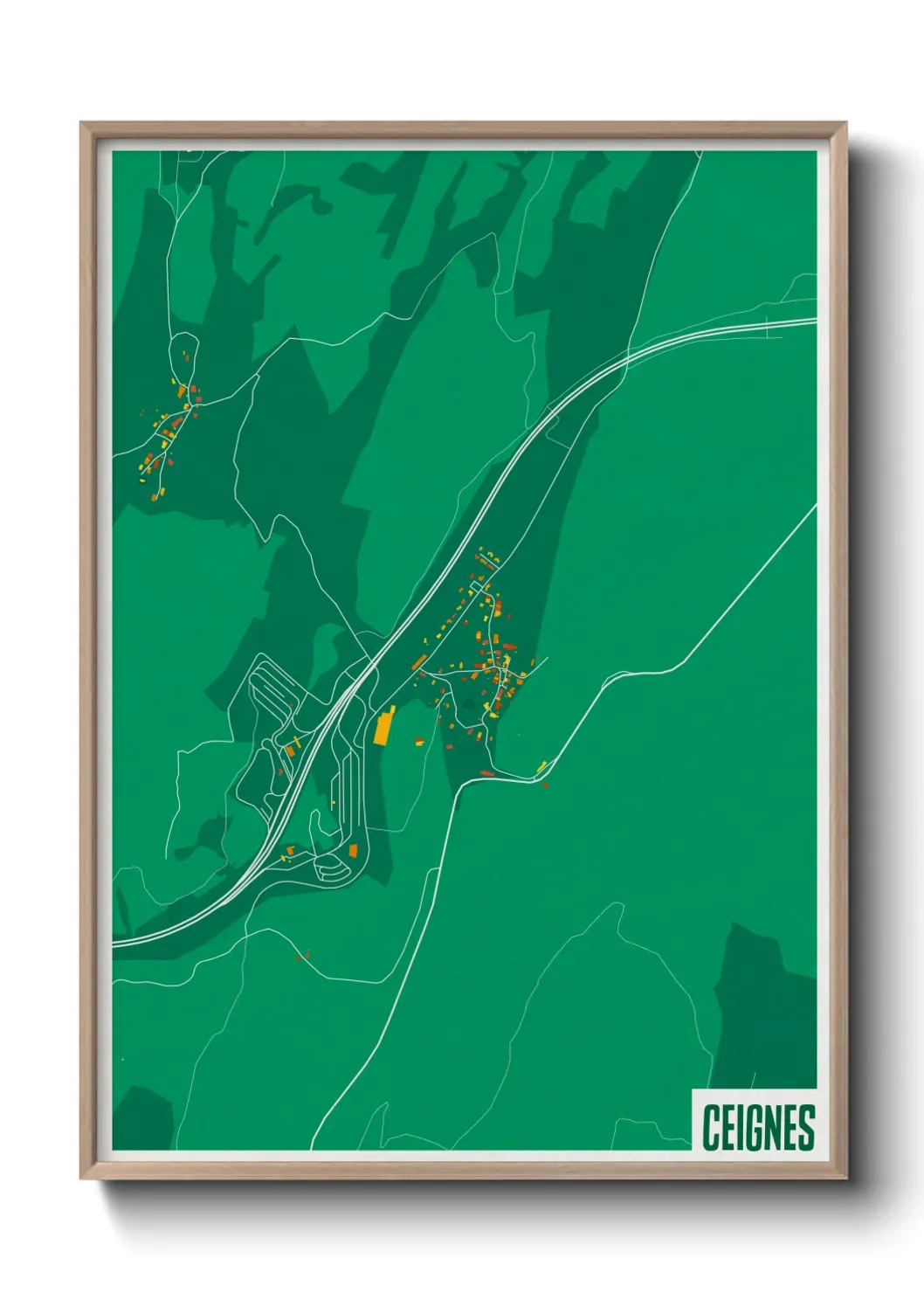 Un poster carteCeignes
