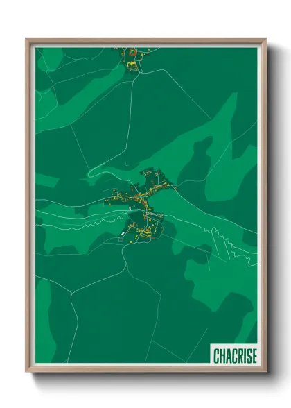Une affiche de carte sur Chacrise