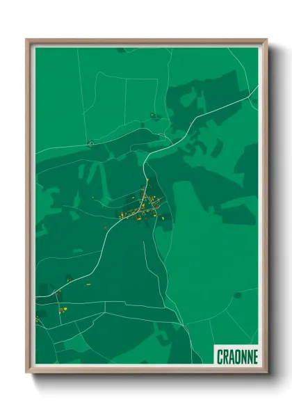 Une affiche de carte sur Craonne