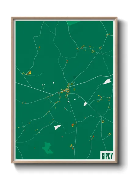 Une affiche de carte sur Gipcy