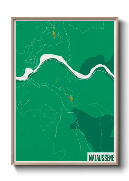 Une affiche de carte sur Malaussène