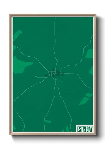 Une affiche de carte sur Estrebay