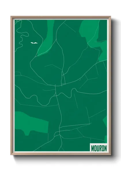 Une affiche de carte sur Mouron