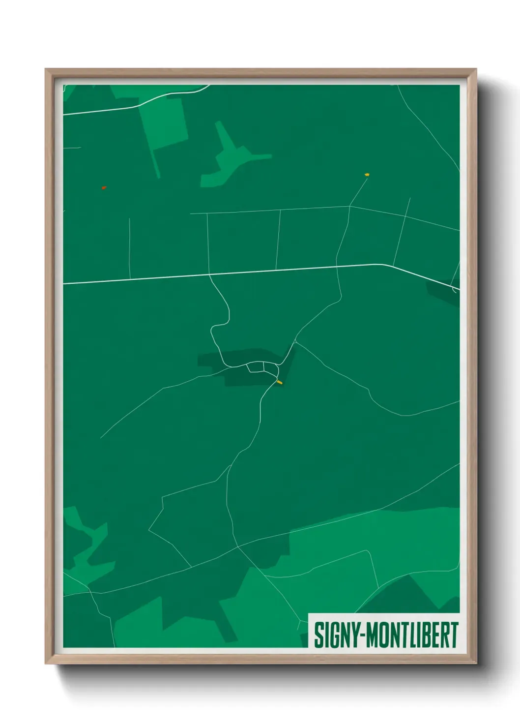 Un poster carteSigny-Montlibert