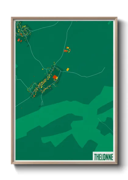 Une affiche de carte sur Thelonne