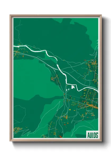 Une affiche de carte sur Aulos