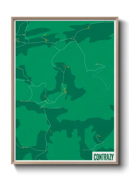 Une affiche de carte sur Contrazy