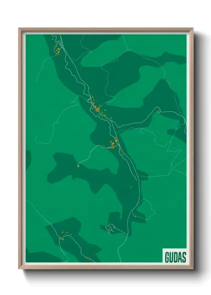 Une affiche de carte sur Gudas