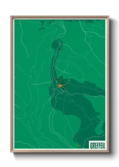 Une affiche de carte sur Greffeil