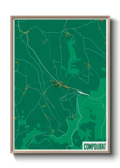 Une affiche de carte sur Compolibat