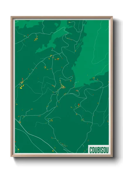 Une affiche de carte sur Coubisou