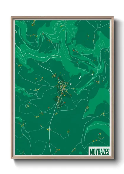 Une affiche de carte sur Moyrazès