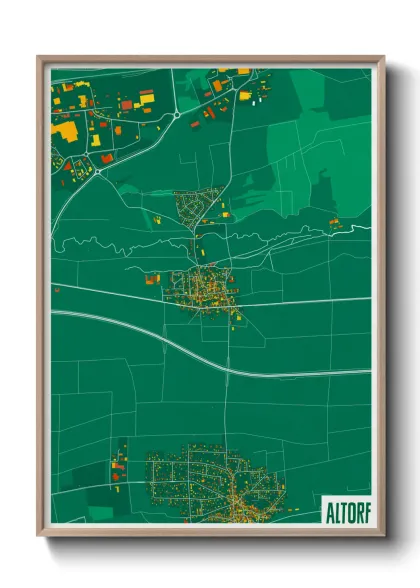 Une affiche de carte sur Altorf