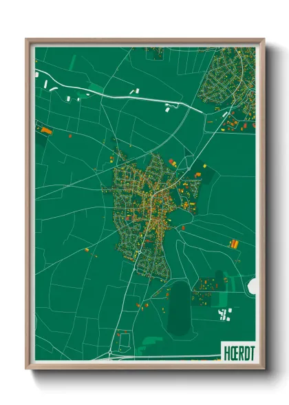 Une affiche de carte sur Hœrdt