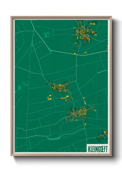 Une affiche de carte sur Kleingœft