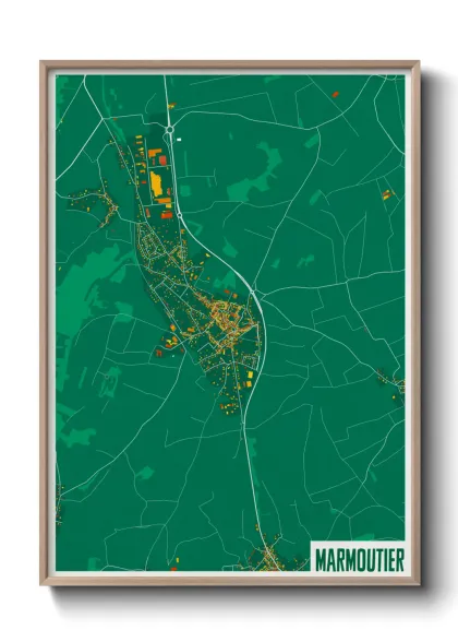 Une affiche de carte sur Marmoutier