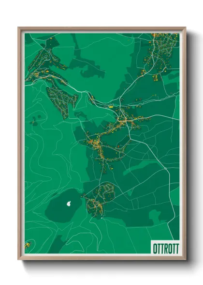 Une affiche de carte sur Ottrott