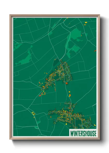 Une affiche de carte sur Wintershouse