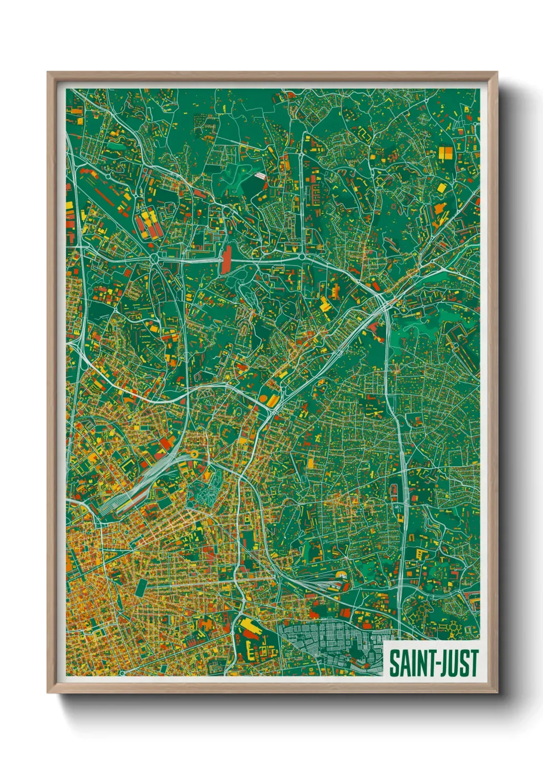 Un poster carteSaint-Just