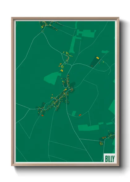 Une affiche de carte sur Billy