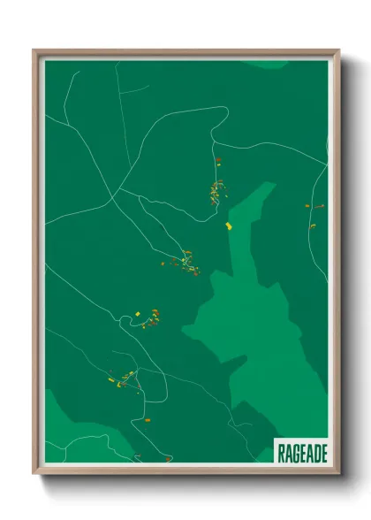 Une affiche de carte sur Rageade